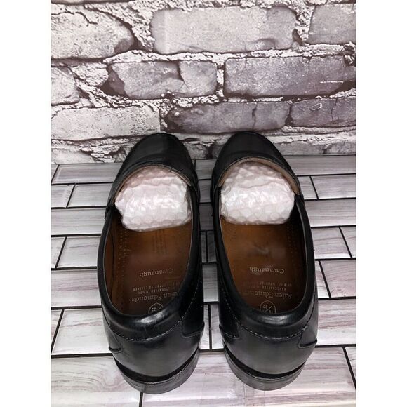 Allen Edmonds Cavanaugh Black Leather Handcrafted Penny Loafers Men’s 10.5 3E US - Picture 8 of 16